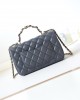 CHANEL 23K Handle CF Mini Lambskin Bag AS2431 12x20x6cm