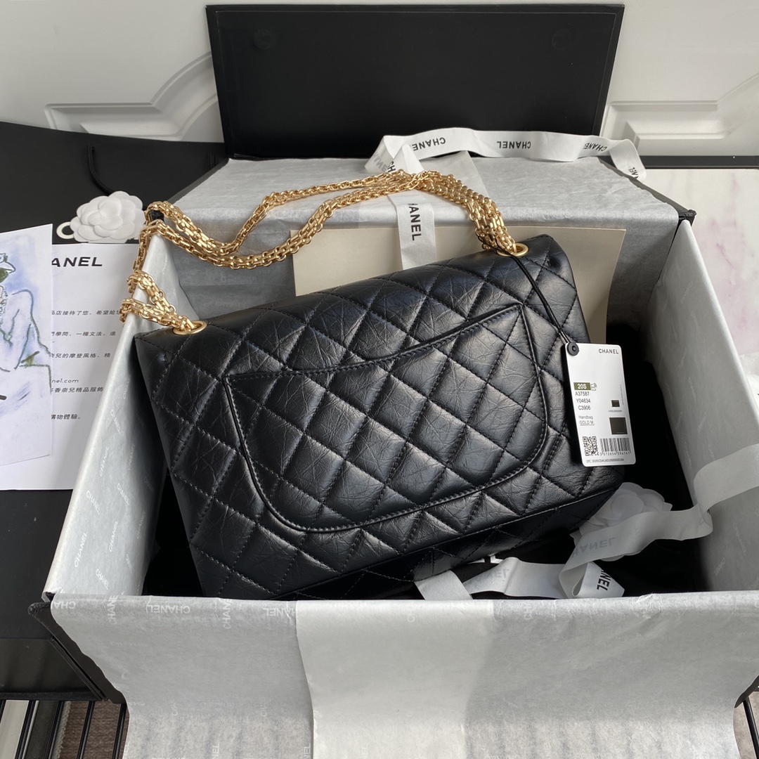 CHANEL 2.55 Reissue 28cm Autumn and Winter Bag 19.5x28x7.5cm