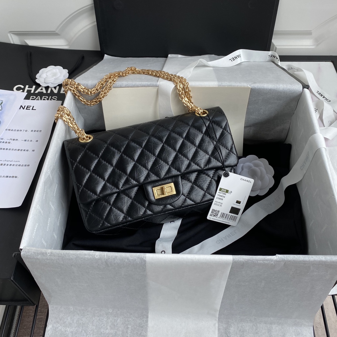 CHANEL 2.55 Reissue 25cm Autumn and Winter Bag 16x24x7.5cm