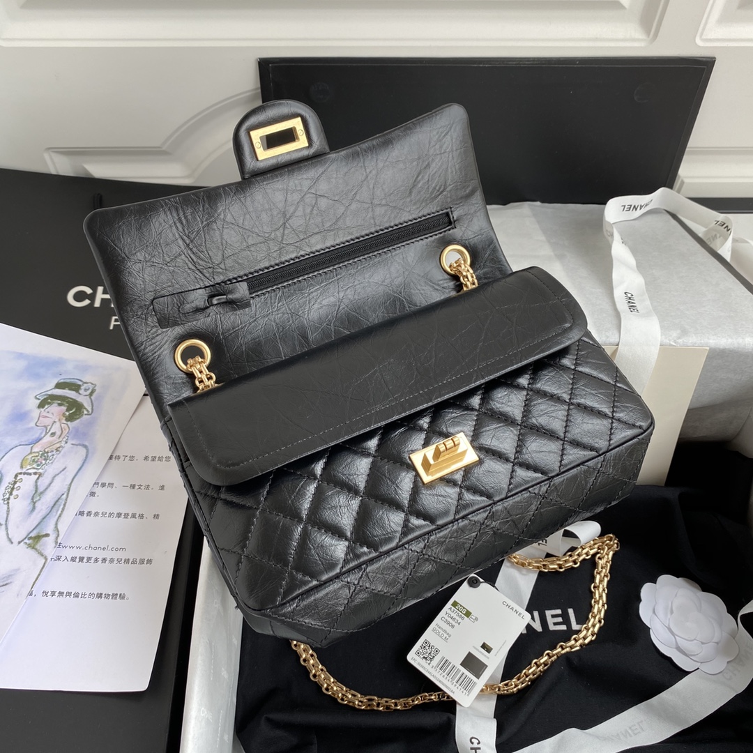 CHANEL 2.55 Reissue 25cm Autumn and Winter Bag 16x24x7.5cm