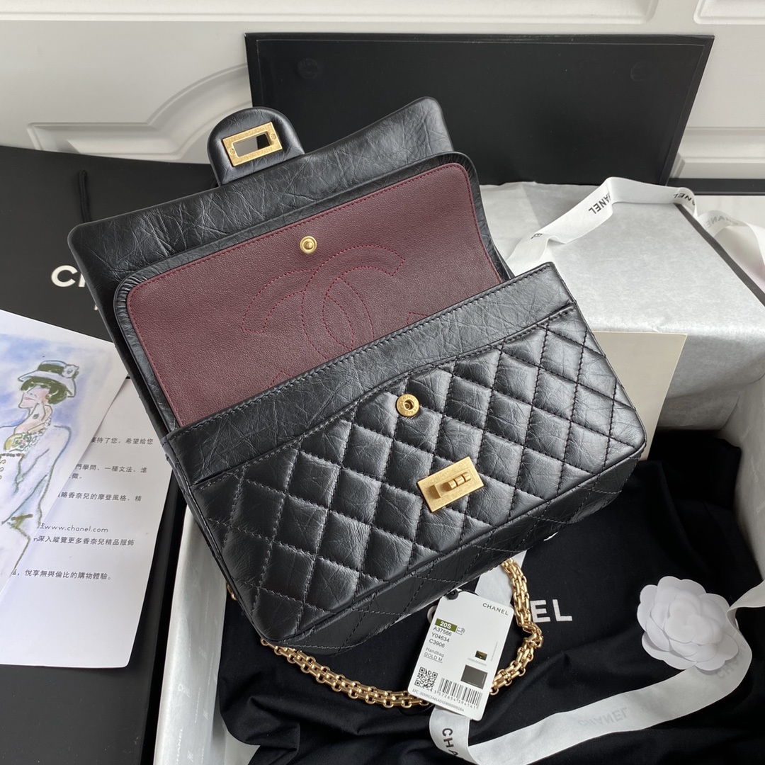 CHANEL 2.55 Reissue 25cm Autumn and Winter Bag 16x24x7.5cm