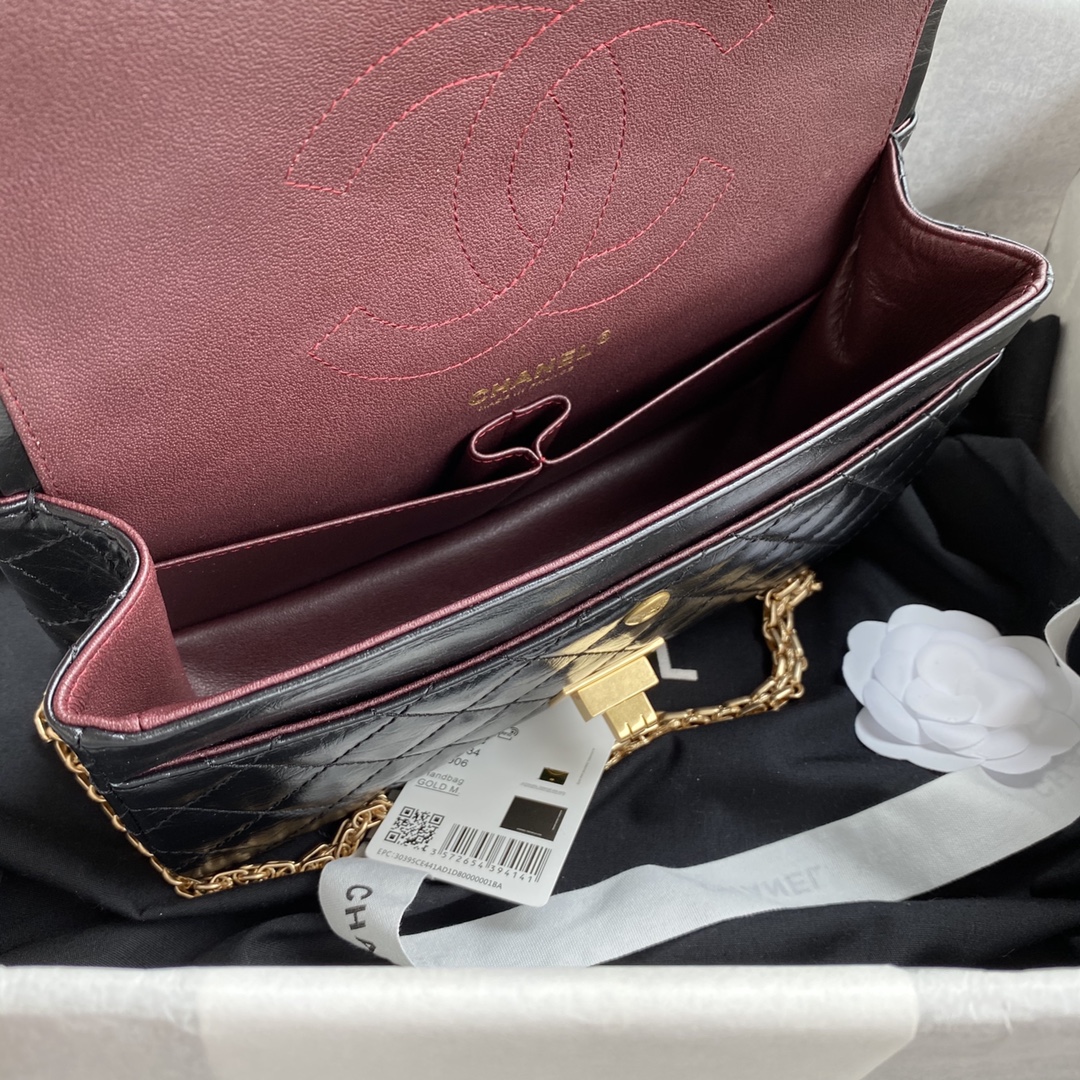 CHANEL 2.55 Reissue 25cm Autumn and Winter Bag 16x24x7.5cm