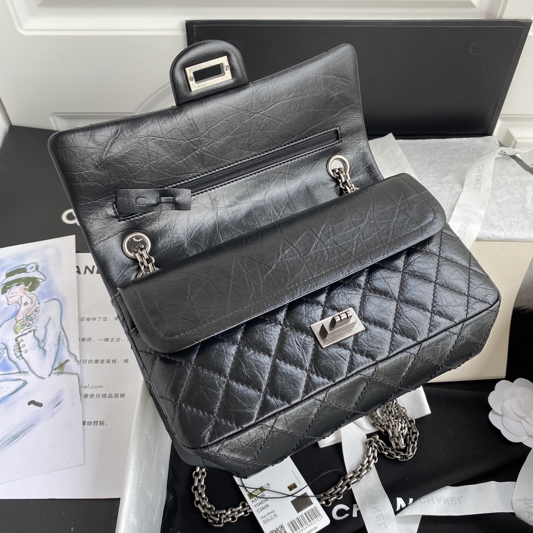 CHANEL 2.55 Reissue 25cm Autumn and Winter Bag 16x24x7.5cm