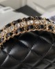 CHANEL 23A Diamond Handle CF Large Bag AS4141, 21cm