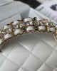 CHANEL 23A Diamond Handle CF Large Bag AS4141, 21cm