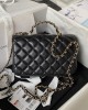 CHANEL 23A Diamond Handle CF Mini Bag AS4140, 18cm