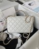 CHANEL 23A Diamond Handle CF Mini Bag AS4140, 18cm