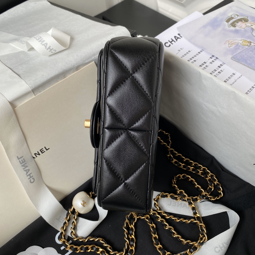 CHANEL 24S Pearl Mini CF Bag AS4868, 11.5x17x5cm