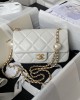 CHANEL 24S Pearl Mini CF Bag AS4861, 13x20.5x6.5cm