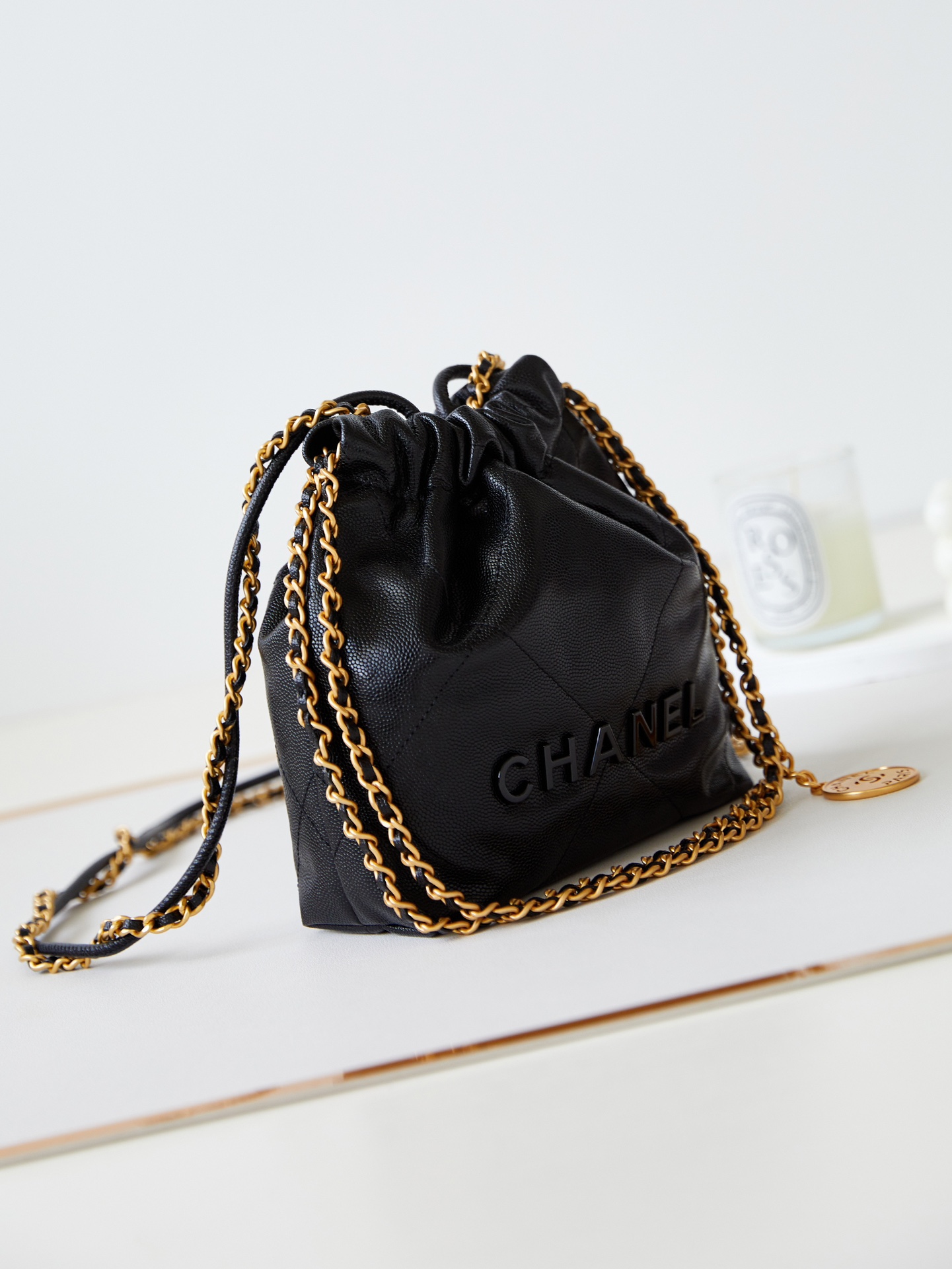 CHANEL Mini 22 Goose Bag AS3980, 19x20x6cm