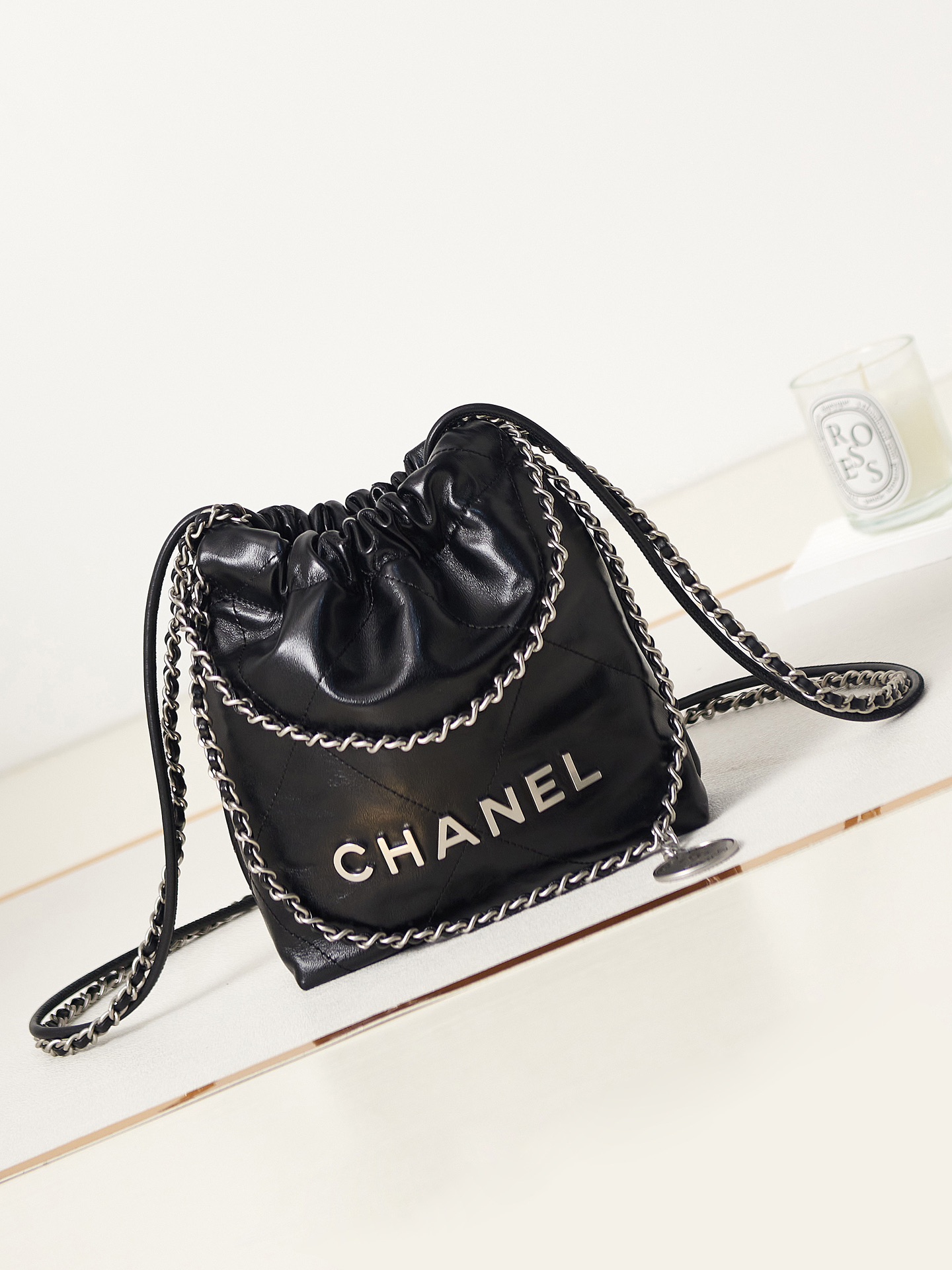 CHANEL Mini 22 Goose Bag AS3980, 19x20x6cm