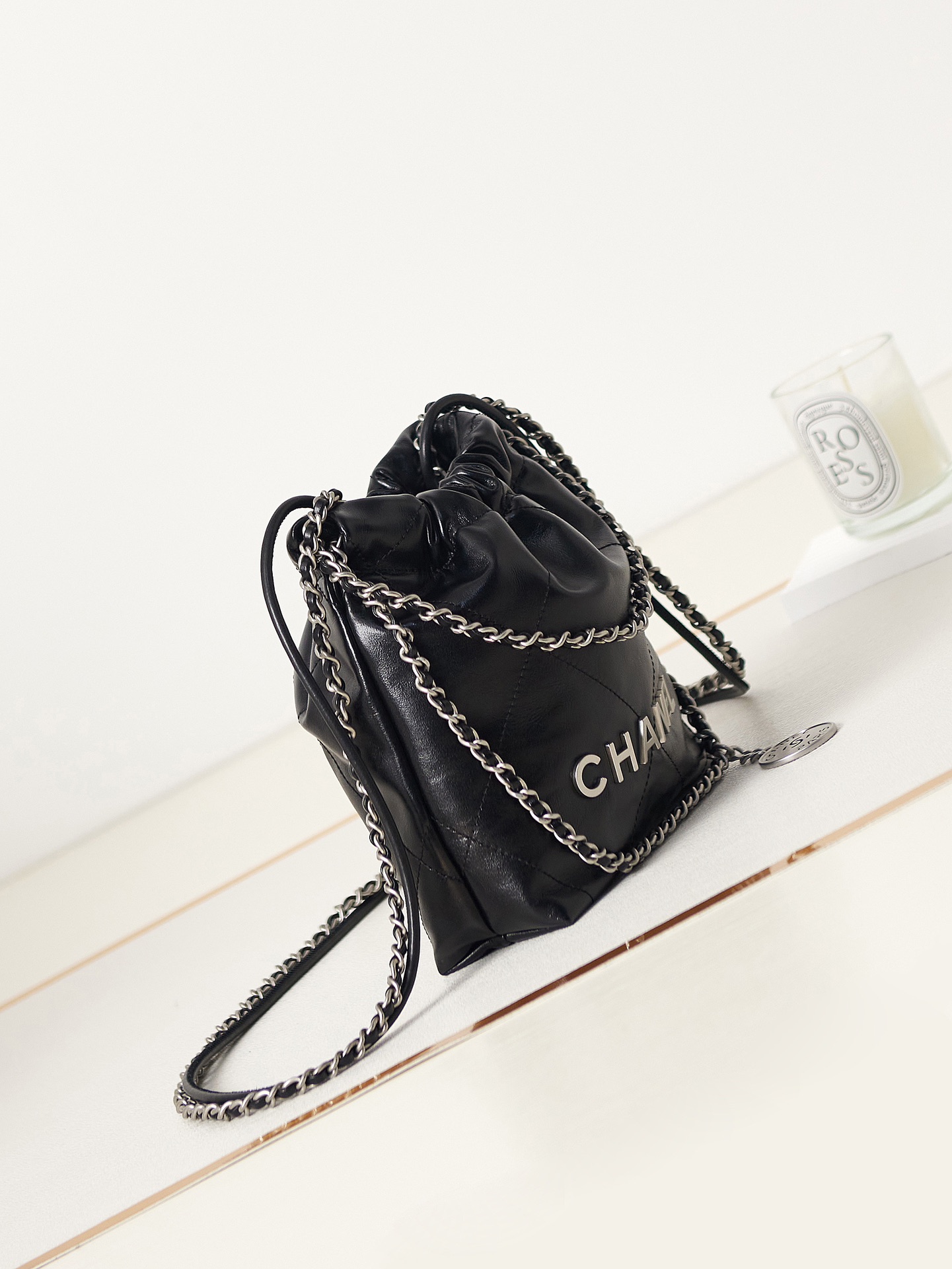 CHANEL Mini 22 Goose Bag AS3980, 19x20x6cm