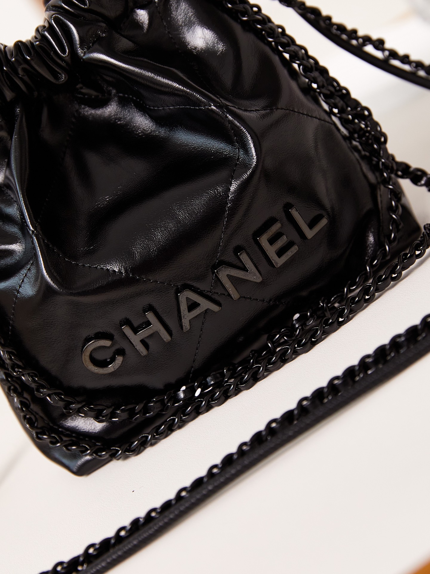 CHANEL Mini 22 Goose Bag AS3980, 19x20x6cm