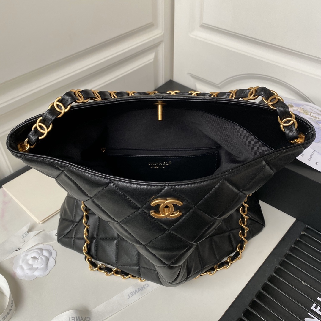 CHANEL 24P Large Hobo Bag AS4777, 36x24x9cm