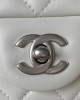 CHANEL 20cm CF Mini Flap Bag AS1787, Silver Ball Chain, 20cm