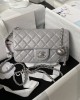 CHANEL 20cm CF Mini Flap Bag AS1787, Silver Ball Chain, 20cm