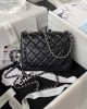 CHANEL 17cm CF Mini Flap Bag AS1786, Silver Ball Chain, 17cm