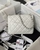 CHANEL 17cm CF Mini Flap Bag AS1786, Silver Ball Chain, 17cm