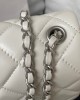 CHANEL 17cm CF Mini Flap Bag AS1786, Silver Ball Chain, 17cm