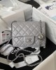 CHANEL 17cm CF Mini Flap Bag AS1786, Silver Ball Chain, 17cm