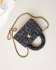 CHANEL 23K Kelly Handle Bag, AS4416, 13x19x7cm