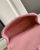 CHANEL 24P Large Pink Woolen Pearl Square Bag