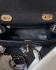 CHANEL 24p Lychee Leather Kelly Bag AS4711 16x21x9.5cm