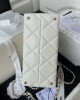 CHANEL 24p Lychee Leather Kelly Bag AS4711 16x21x9.5cm