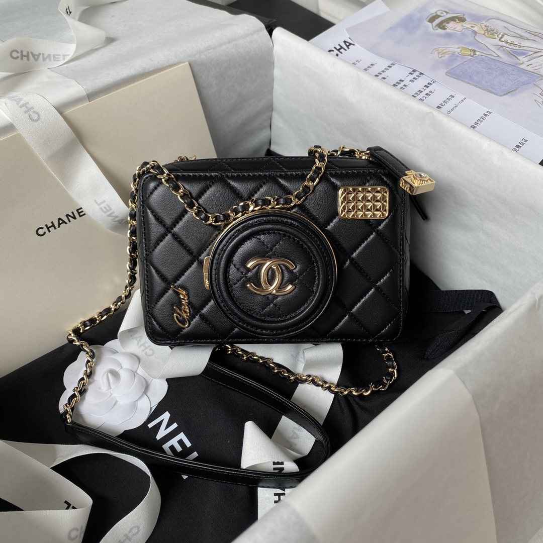 CHANEL 24s Camera Bag AS4817 11.5x16x6cm