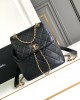 CHANEL 24p19 Series New Backpack Black Gold 25x23x13cm