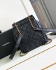 CHANEL 24p19 Series New Backpack Black Gold 25x23x13cm