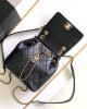 CHANEL 24p19 Series New Backpack Black Gold 25x23x13cm