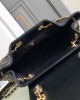 CHANEL 24p19 Series New Backpack Black Gold 25x23x13cm