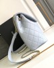 CHANEL 24ss Light Gray Blue Backpack