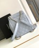 CHANEL 24ss Light Gray Blue Backpack