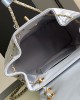 CHANEL 24ss Light Gray Blue Backpack