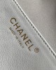 CHANEL 24ss Light Gray Blue Backpack