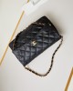 CHANEL 24P Hobo Armpit Bag Large Lambskin AS4755 24x36x9cm