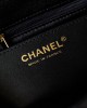 CHANEL 24P Kelly Lychee Leather Bag AS4711 16x21x9.5cm