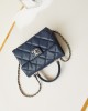 CHANEL 24P Kelly Lychee Leather Bag AS4711 16x21x9.5cm