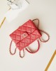 CHANEL 24P Kelly Lychee Leather Bag AS4711 16x21x9.5cm