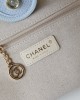 CHANEL Beach Bag Glacier Blue AS3257 Size 33cm