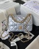 CHANEL 24P Pearl Chain Mini Bag AS4385 12.5x17x5cm