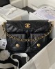 CHANEL 24P Hobo Hippie Messenger Bag AS4743 19x24x5cm