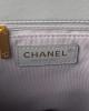 CHANEL 24P Hobo Hippie Messenger Bag AS4743 19x24x5cm