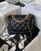 CHANEL 24P Pearl Chain Mini Bag AS4384 14.5x19.5x7.5cm