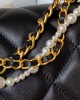 CHANEL 24P Pearl Chain Mini Bag AS4384 14.5x19.5x7.5cm