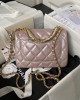 CHANEL 24P Pearl Chain Mini Bag AS4384 14.5x19.5x7.5cm