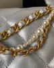 CHANEL 24P Pearl Chain Mini Bag AS4384 14.5x19.5x7.5cm