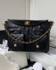 CHANEL 24P Hobo Hippie Messenger Bag AS4668 21.5x30x5cm